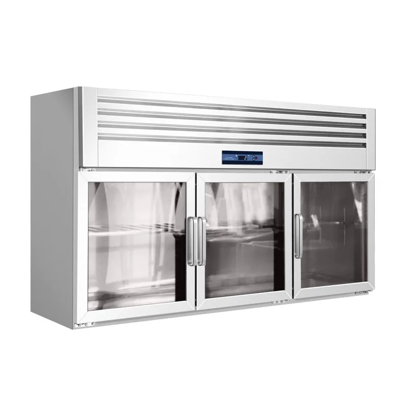 

Wall-mounted refrigerator workbench wall-mounted refrigerator freezer display cabinet