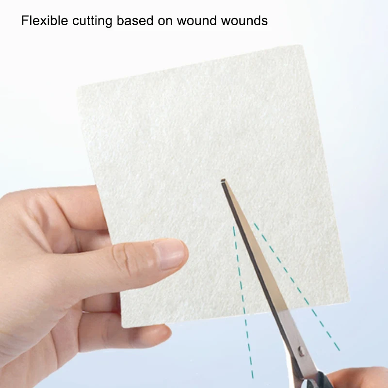 5Pcs Alginate Wound Dressing Non Stick Gauze Pads High Absorbency Dressing Products For Wound Care Bed Sore Bandages