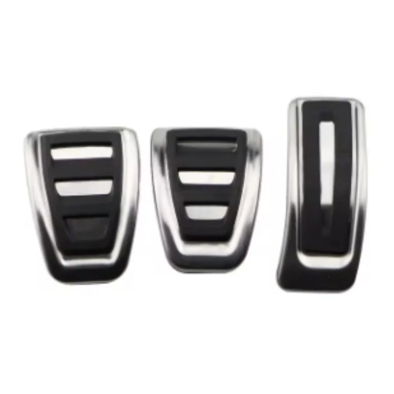 สแตนเลสเหยียบรถสําหรับ Audi A4 B8 S4 A5 S5 8T Q5 SQ5 A6 C7 A7 S7 S6 4G A8 S8 4H เบรคแก๊สเหยียบที่ MT อุปกรณ์เสริม
