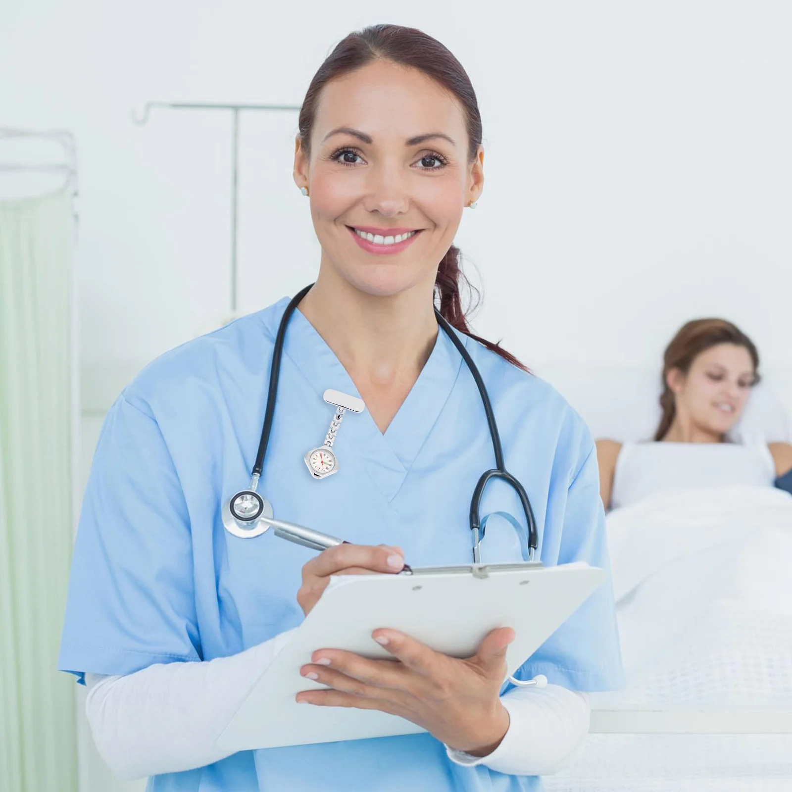 ساعة ممرضة جيب طبيب للممرضات الساعات الطبية النساء اكسسوارات التمريض طالب فوب