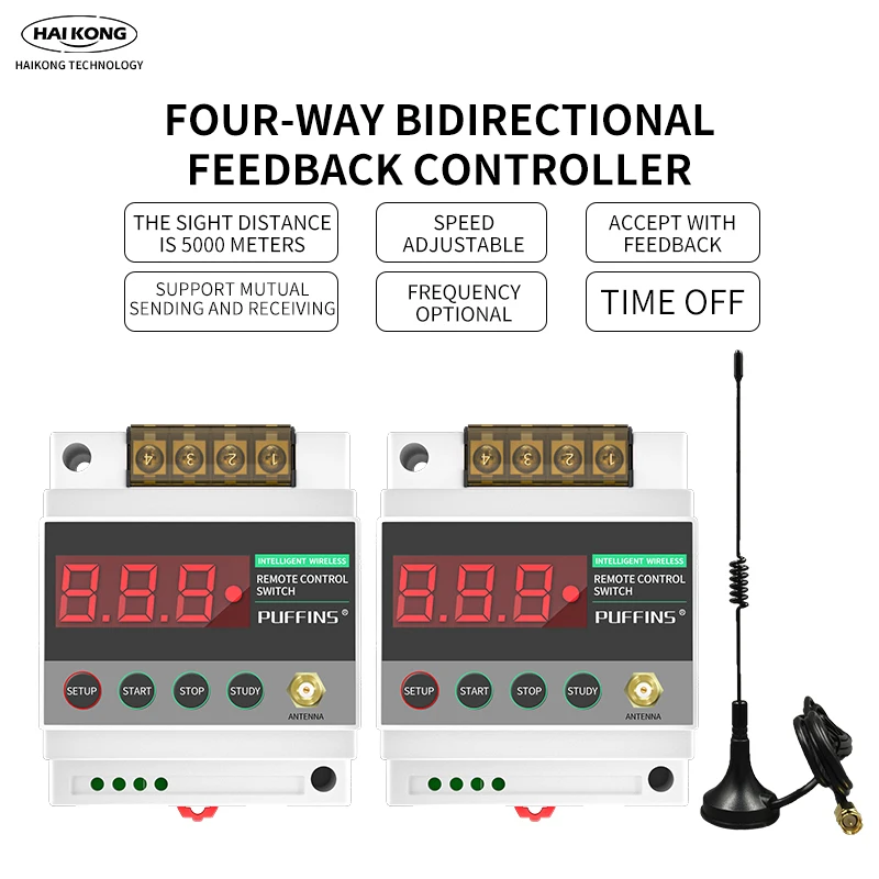 Imagem -02 - Interruptor de Nível de Água Controlador Automático Interruptor de Controle Remoto sem Fio Feedback Bidirecional Nível Líquido Float Controle de Nível de Água