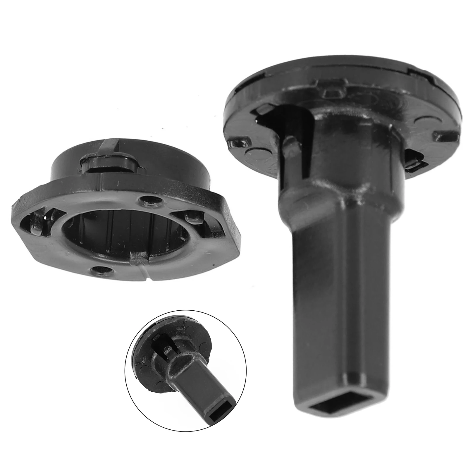 

Direct Replacement Support Sleeve Bushing Bracket 17117596922 2pcs Black Car Accessories Easy Installation Plastic