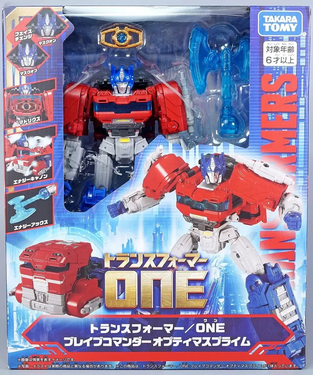 In-stock Takara Tomy Transformers Origin One Brave Commander Optimus Prime PVC Collector Action Figures  Model Toys Doll Gift