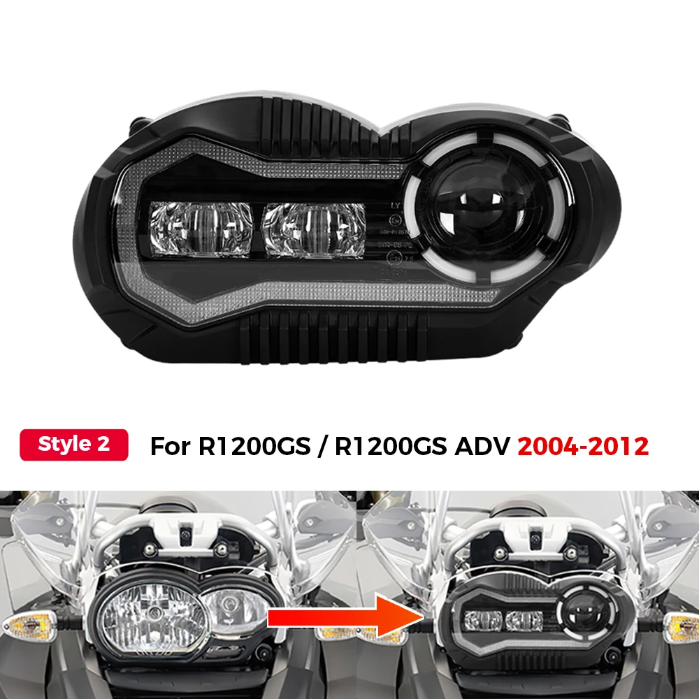 For BMW R1200GS K50 K51 2004-2012 2013-2018 LED Headlights Assembly For BMW R1200 GS LC R 1200GS ADV Adventure Motorcycle Lamps