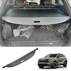 For kia sportage 2023-2024 Cargo Cover Trunk Retractable Parcel Rack Waterproof Shield Privacy Cargo Cover Auto accessories