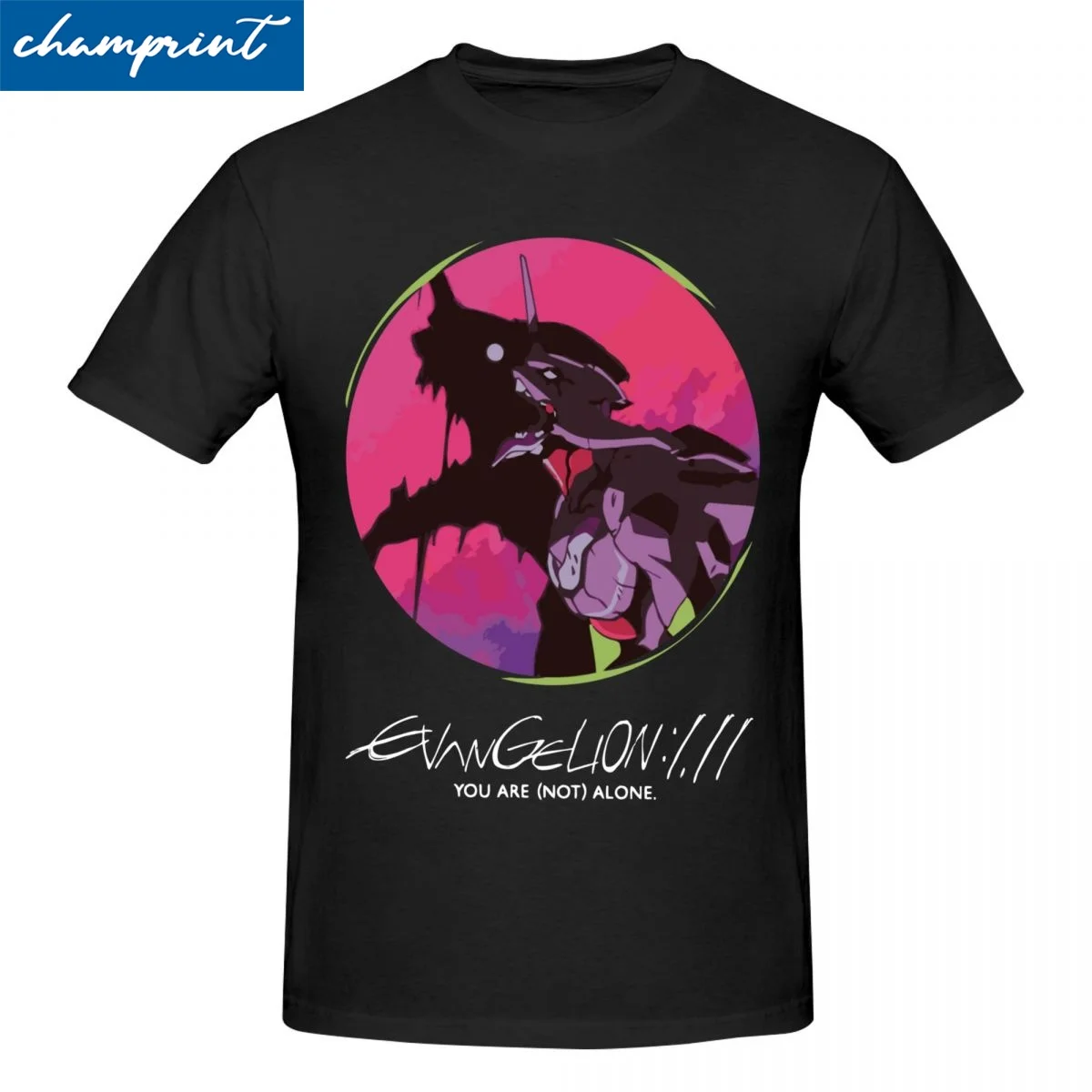 Novelty EVA 01 - Evangelions T-shirt Poster Phone Case Mug Tshirt Men\'s Short Sleeve Tops Shirts 100%Cotton Summer Top Tee