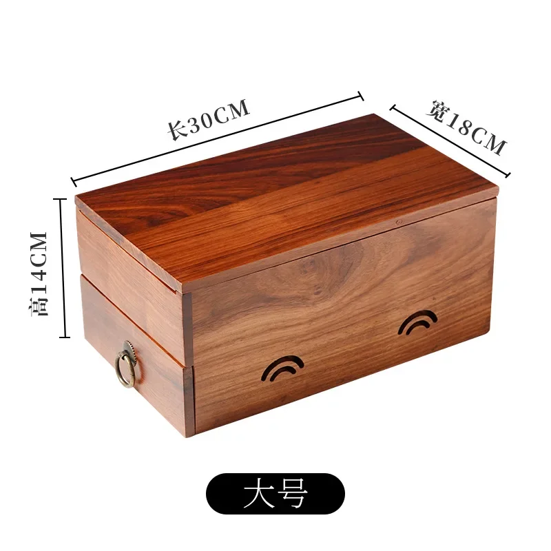 Western Food Charcoal Grilled Steak Plate, Solid Wood Smoked Box, Creative Tableware for Restaurant & Home
