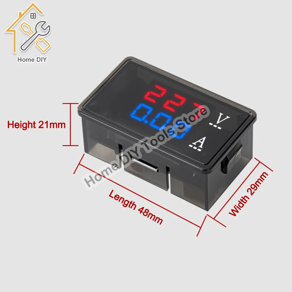 AC 70-480V 10A/100A Digital Voltmeter Ammeter 0.56\