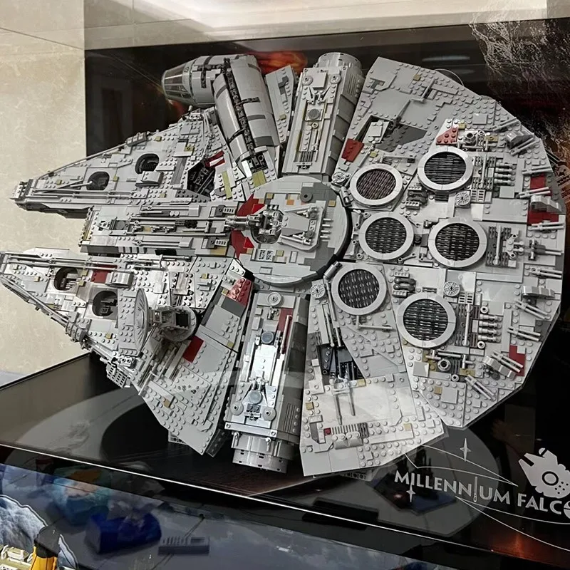 In Stock The Large Millennium Ship Falcon Building Blocks Bricks Compatible 75192 05132 Toys For Kids Birthday Christmas Gifts