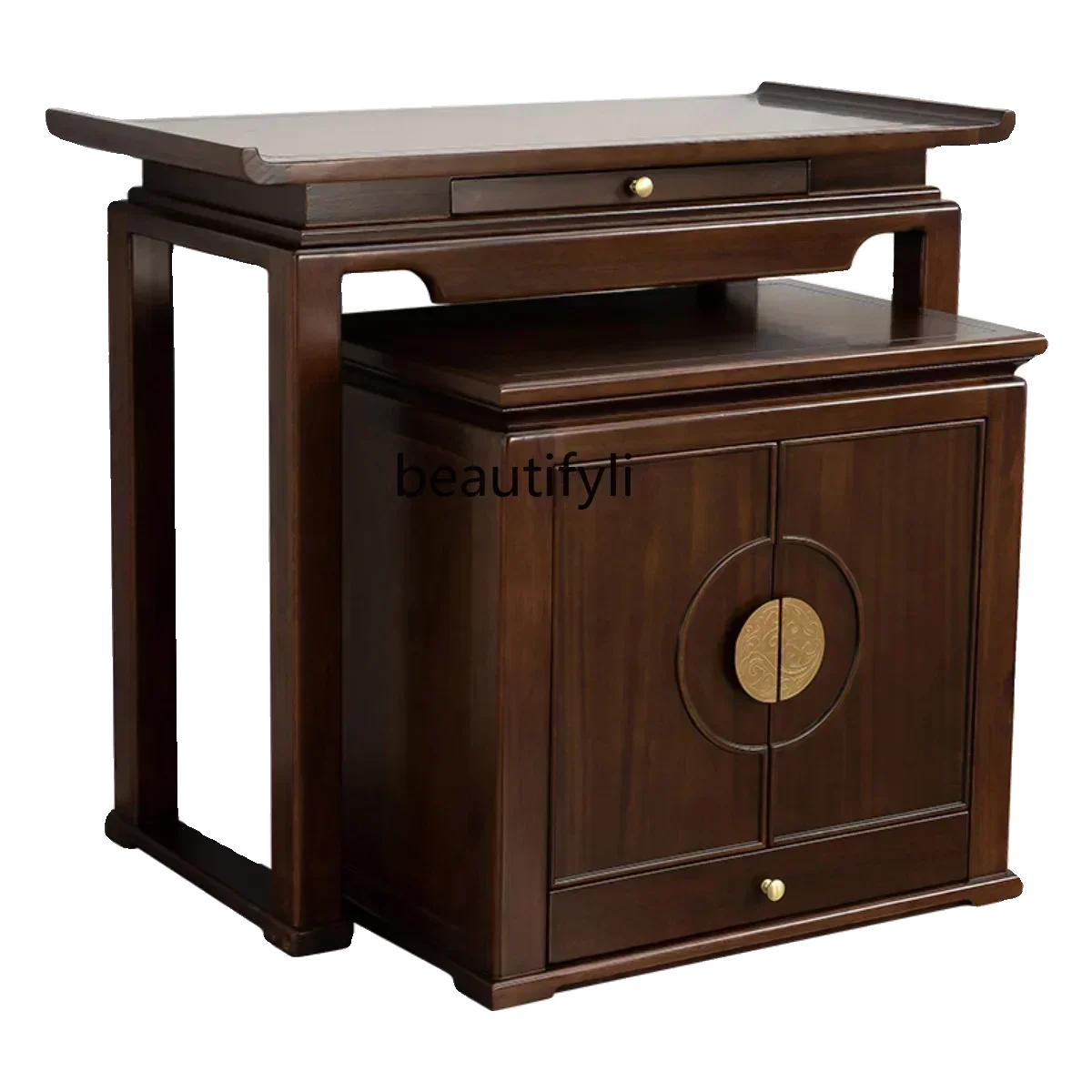 FG52New Chinese-style solid wood altar table Guan Public incense table incense table household simple cabinet god Buddha altar