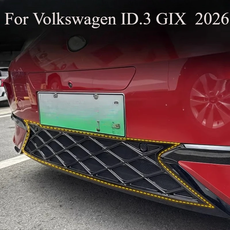 For Volkswagen ID.3 GIX 2026 Front Grill Guard Grille Inserts Mesh Anti Insect Net Cover Bumper Grid Filter