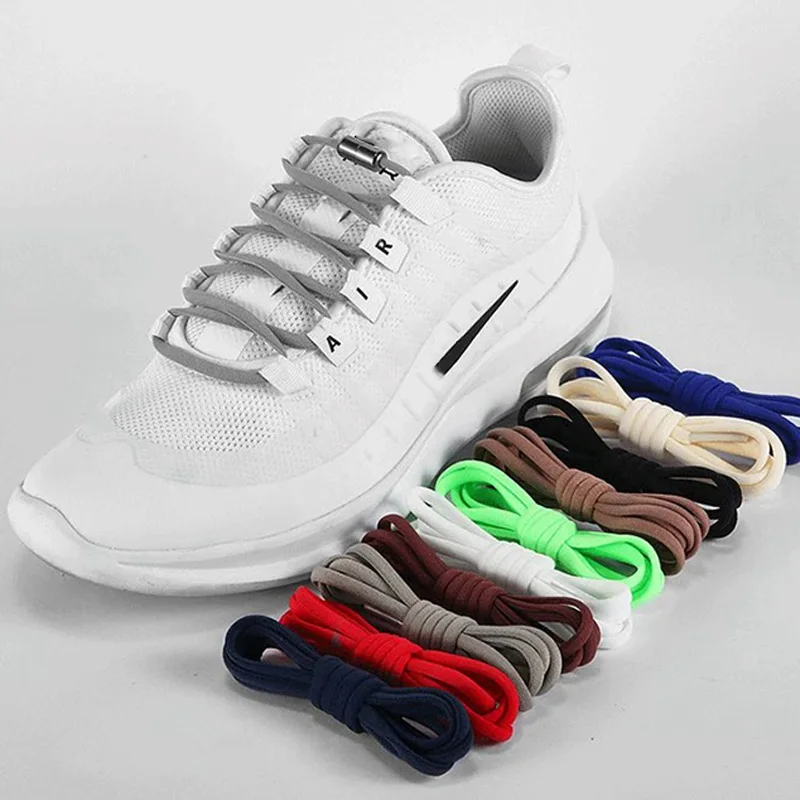 قفل كبسولة بدون ربطة عنق مع أربطة مرنة للأحذية الرياضية للأطفال والكبار |   أربطة أحذية سريعة الكسولة مقاس واحد تناسب جميع الأحذية