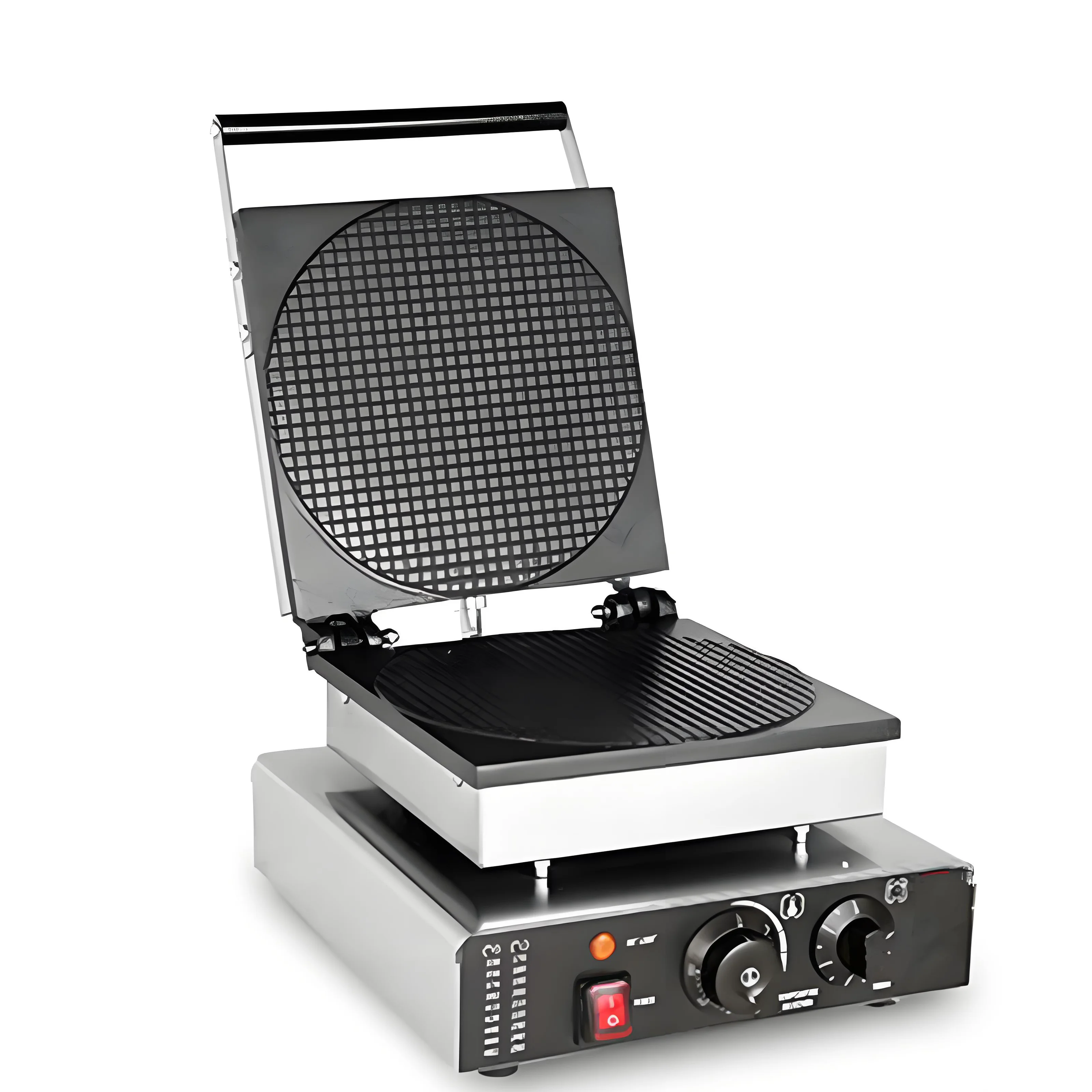 

Профессиональный электромеханический аппарат для приготовления двойных круглых хрустящих вафель, куриных рулетов, мороженого и вафельных коржей