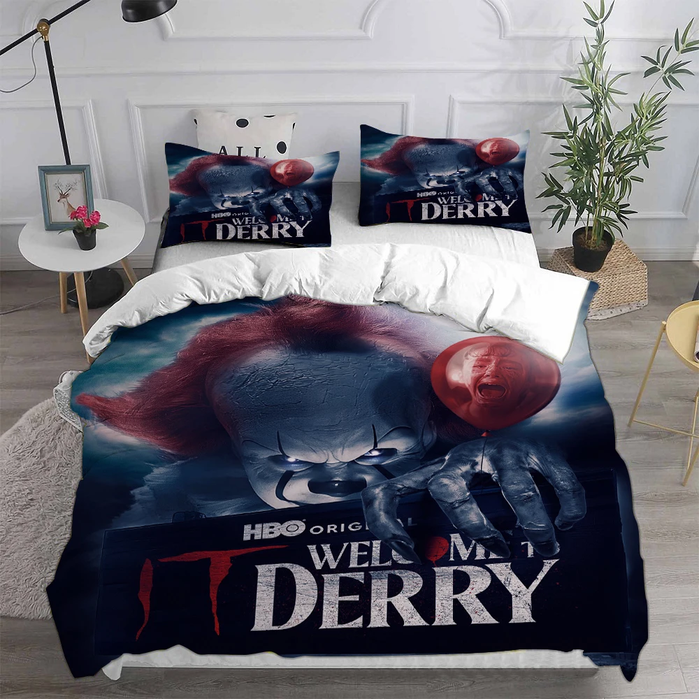 إنها مرحبا بكم في ديري الموسم 1 مجموعات الفراش المعزي لحاف غطاء السرير غطاء لحاف كيس وسادة 2-3 قطع مجموعات الاطفال الكبار الحجم