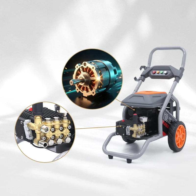 Truck Car Cleaning Equipment High Flow Heavy Duty Electric Surface Washer with Adjustable Water Spray Gun