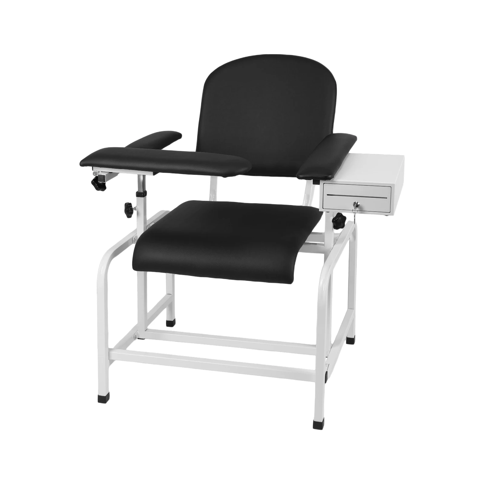 

Blood Pressure Measurement Stool with Armrest Large Weight Phlebotomy Stool Detachable for Hospital Clinic Medical Facilities
