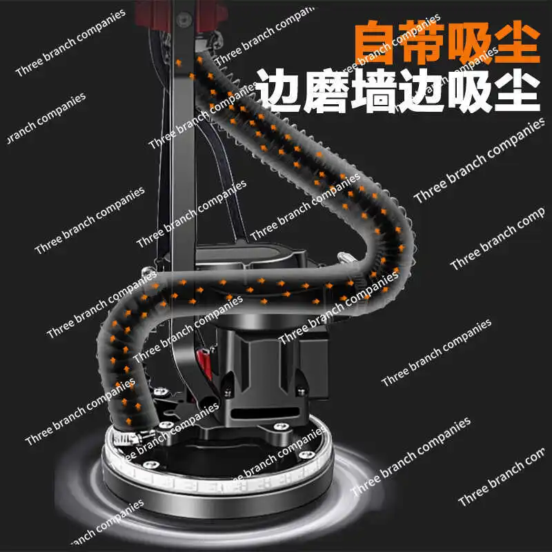 Electric Brushless Long Brush Holder Grinding Machine Cement Concrete Roughing Machine Ceiling Stitching Epoxy Floor Grinding