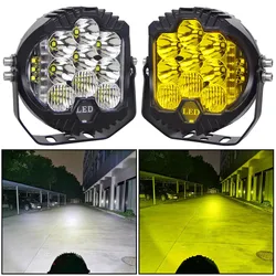 5/7/8 In LED Work Light Amber White Fog Driving Combo Lights Bar for Car Jeep Wrangler ATV UTV SUV Offroad 4x4 Pickup Ford Truck