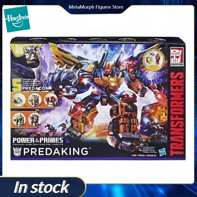 Original Hasbro Transformers Power of The Primes Predaking Action-Spielzeugfiguren-Sammlungsmodell