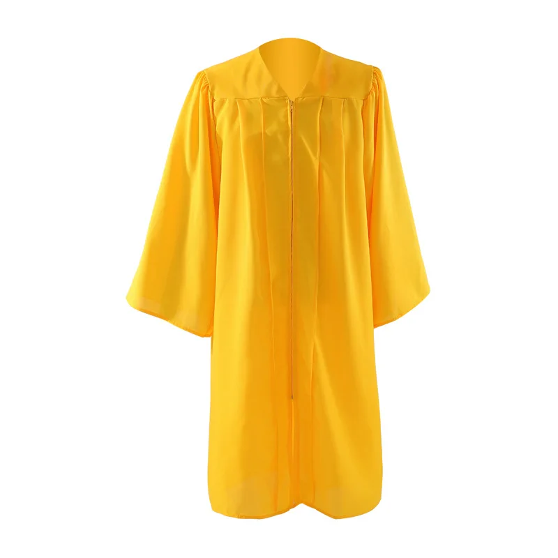 2025 New American Bachelor's Gown Graduation Gown Woven Single Robe Doctoral Master's Gown Multi-Color