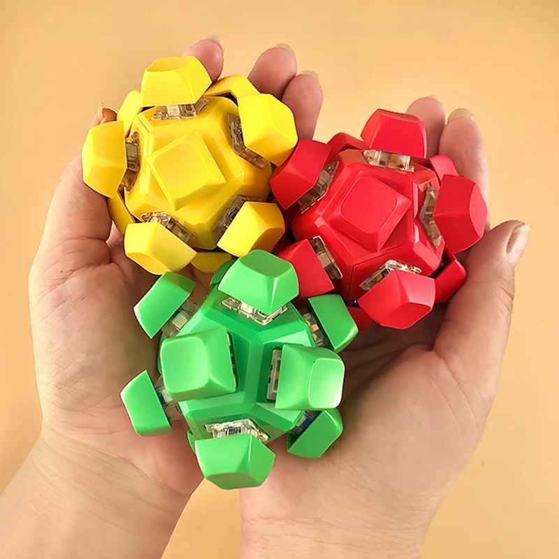 12 Key Keyboard Creative Button Stress Reliever Novelty Fidget Gadget for Finger Press Anxiety Relief Funny Little Gift