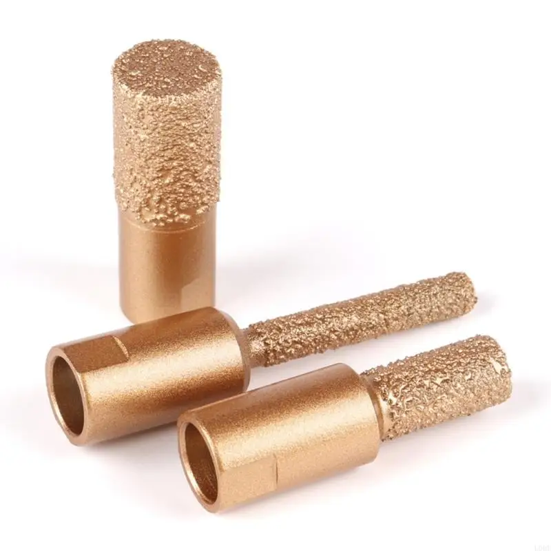 

3Pcs Thread Drill Bit For Marble Granites Ceramics Grinder Accessory