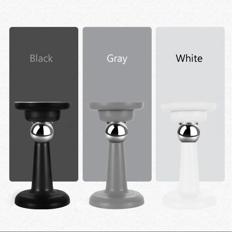 CPI-Strong Magnetic Silent Suction Household Bedroom Free-punch Door Suction Anti-collision Door Stop Silicone Floor Suction