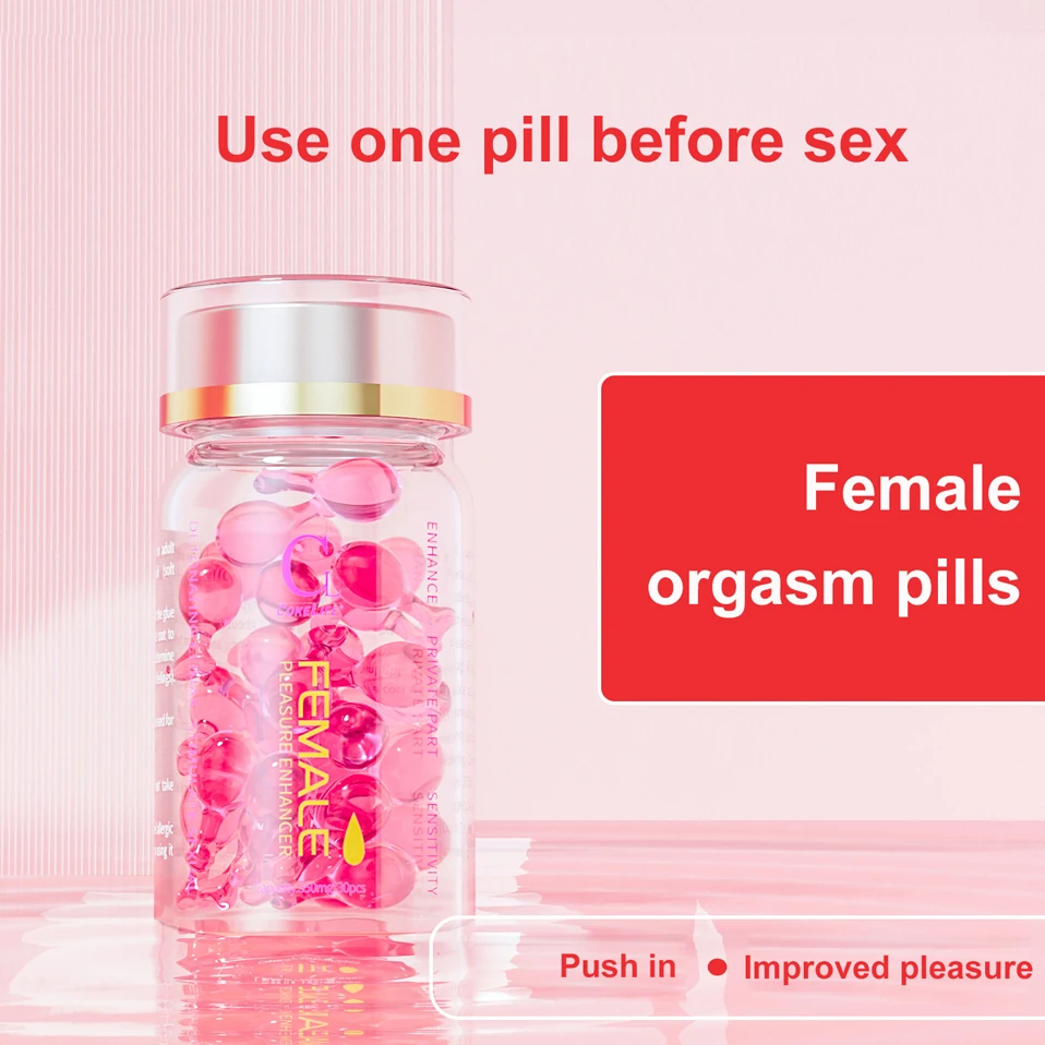 Female Orgasm Capsules Water-soluble Lubricant Vaginal Enhance Pleasure Oil Adult Sexual Lube Plant Extraction Formula Safer Sex