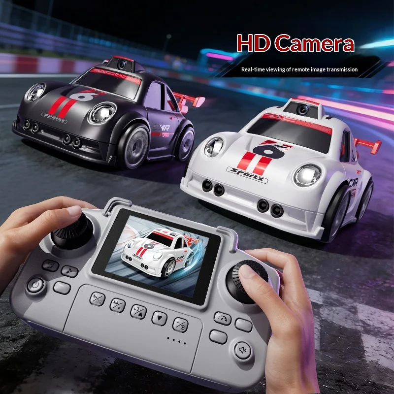 

Радиоуправляемая гоночная машинка 2.4G с HD-камерой, контроллером с экраном, передачей видео в реальном времени FPV, дрифт-машинка, игрушка для детей и взрослых, подарок на день рождения