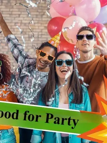 10-Pack 8-Bit Pixel Gamer Glasses, Plastic Frame Decorative Eyewear, Party Favors