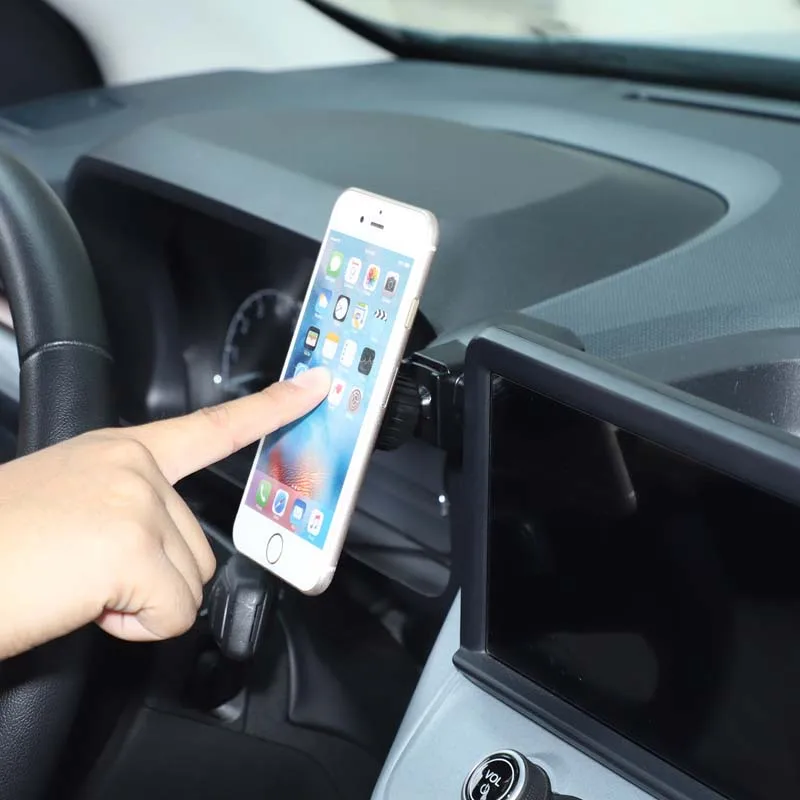 

Car Accessories For Ford Maverick 2022-2025 ABS Black Car Screen Left Side Mobile Phone Holder GPS Navigation Bracket Interior