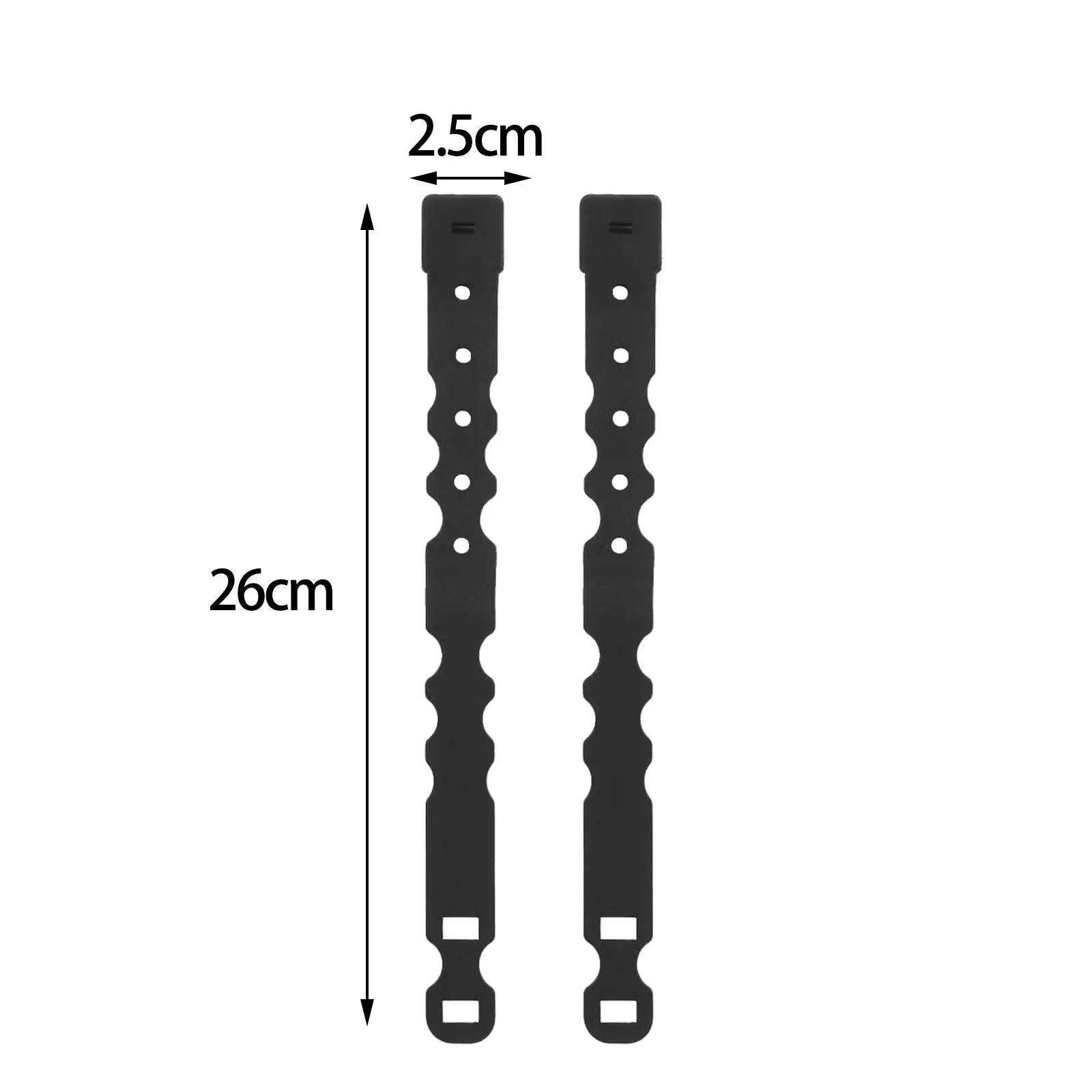 2x Tailor Malice Clips Riemgespen Flexibele vestaccessoiretas