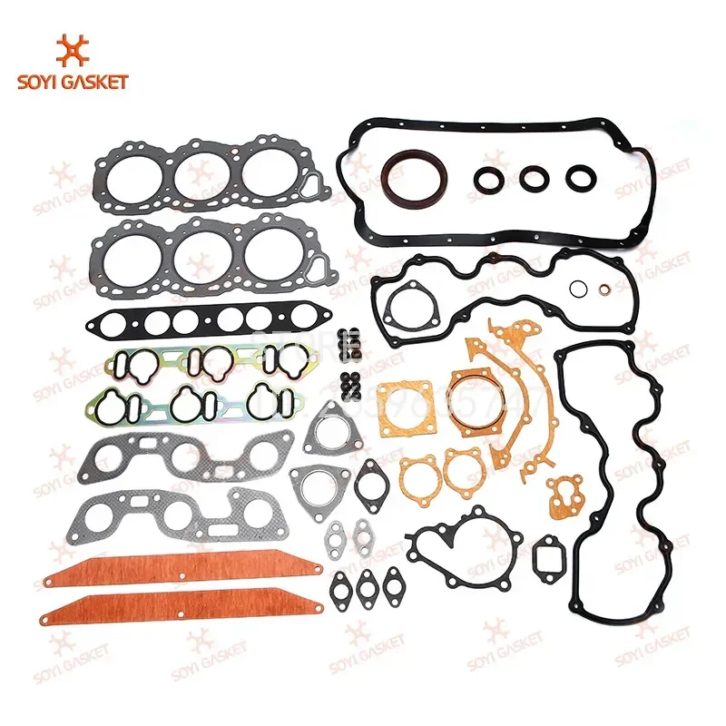 for VG30Y31 Carburetor 3.0 A0101-V592G Engine Overhaul Kit Exhaust Manifold Pad Assembly