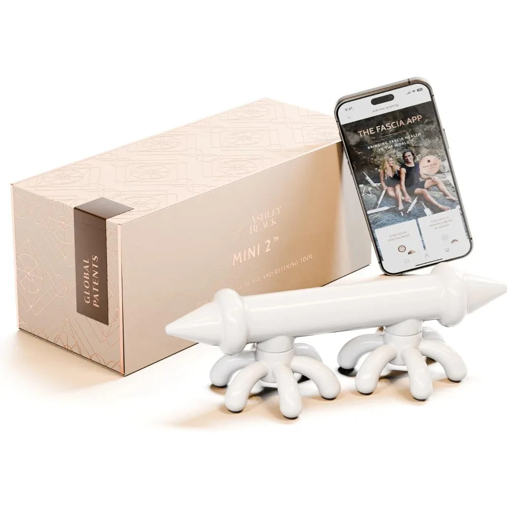 

Mini 2 by Ashley Black - Patented Cellulite & FasciaBlaster Tools - Handheld Massager Pressure Point Release Tool