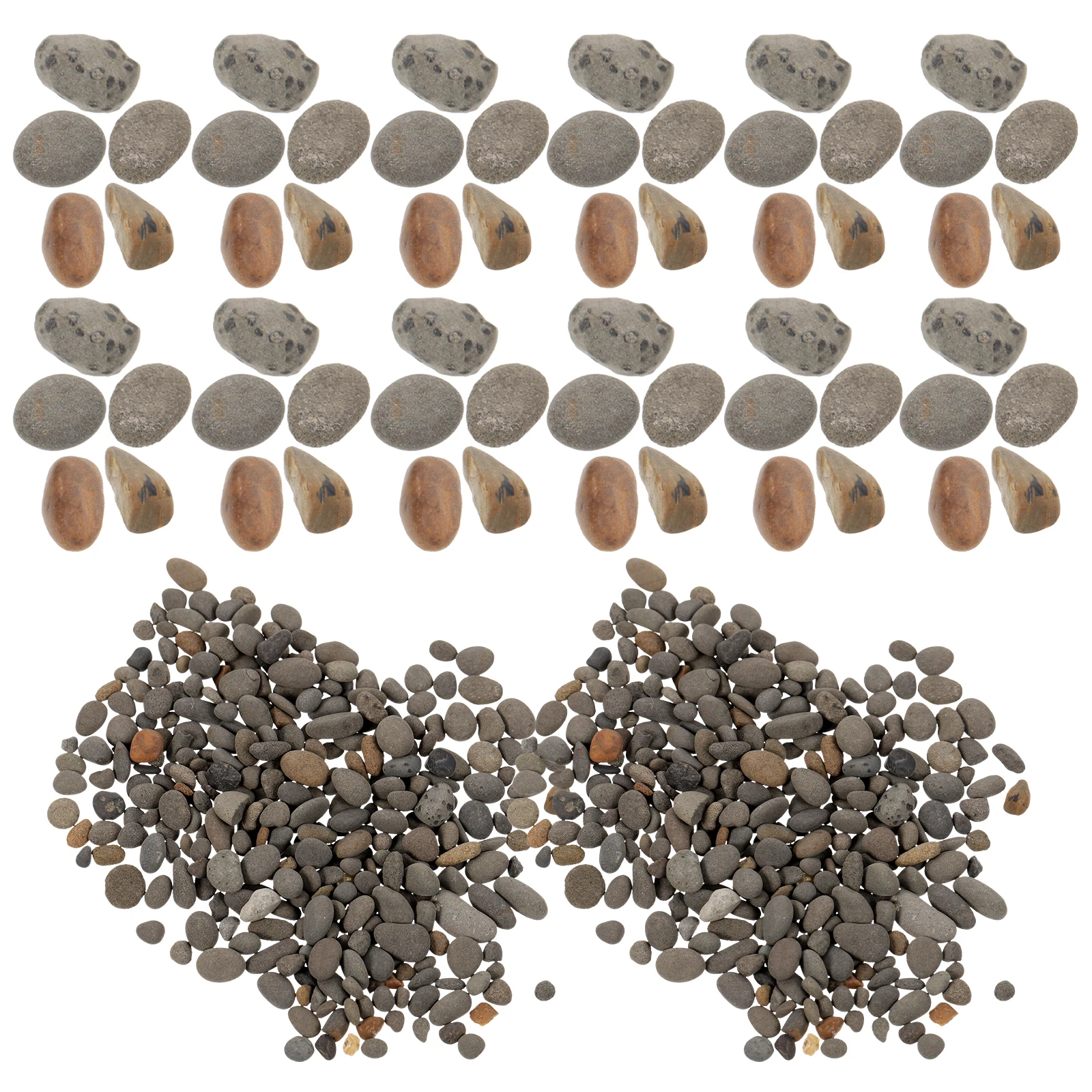 Microlandscape Layout Natural Small Rocks Miniature Stone Sand Table Decoration Microlandscape Stones Decoration