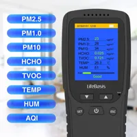 manufacture Indoor Air Quality Monitor Detector Accurate Testing CO2 Formaldehyde PM2.5/PM1.0/PM10 Air Quality