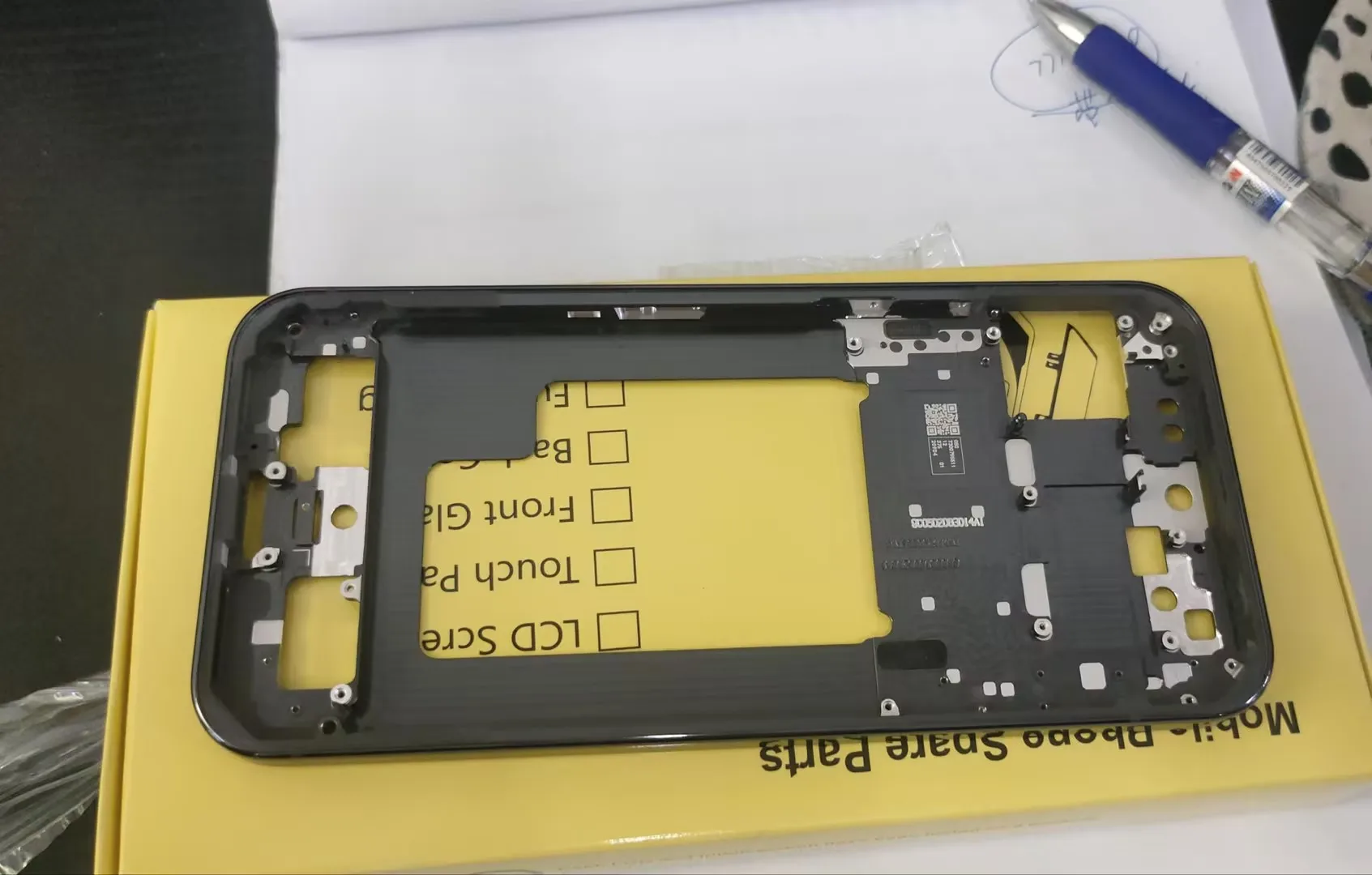 Repair Middle Frame For Google Pixel 9 Pro XL 6.8'' Phone Frame Bezel Plate Replacement Part