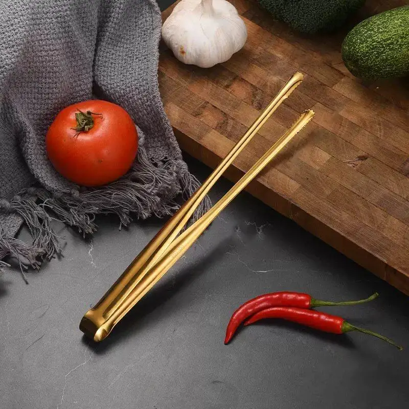 Barbecue Clip Grill Tongs 304 Stainless Steel Meat Food Clip Cooking Utensils BBQ Baking Kitchen Accessories Camping Supplies