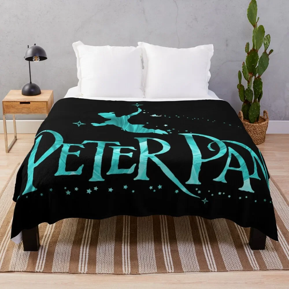 

peter pan Throw Blanket Cute Plaid Moving Blankets Soft Beds Hairys Thin Beach Blankets