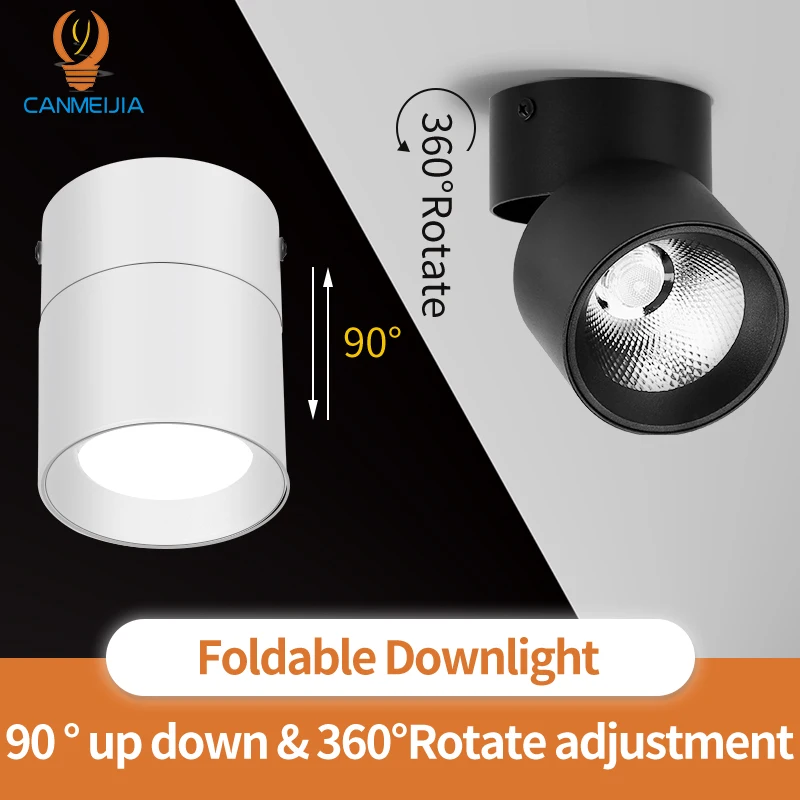 LED Downlight Spotlights 3 Colors Change Spot Light Down Lamp Ceiling Top LED for Living Room Bedroom Decor Kitchen Downlight