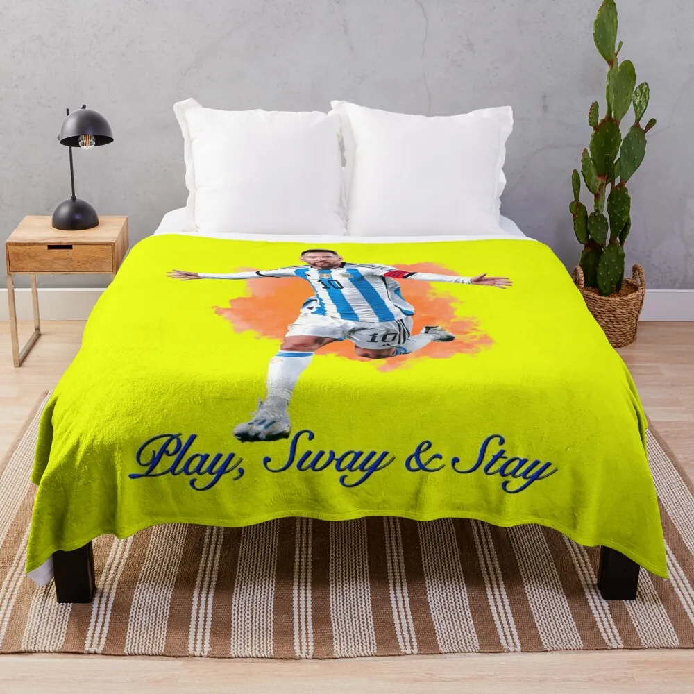 Football Throw Blanket Thin For Baby Stuffeds Bed linens Blankets