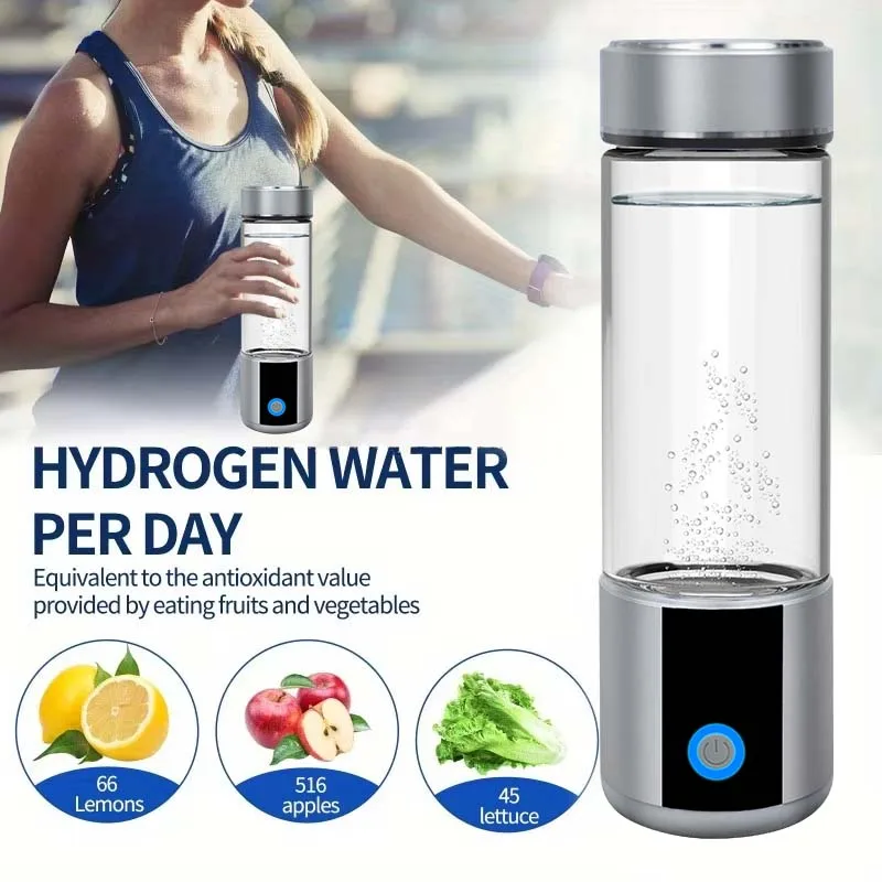 

Hydrogen-Rich Water Cup Electric Hydrogen Rich Water Generator Bottle Titanium Quality Filter Portable Antioxidant Lonizer