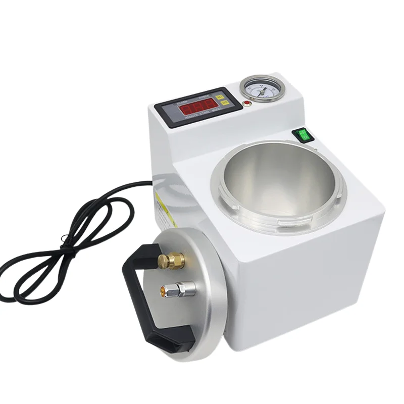 AG Dental Lab Automatic Polymerizer Portable Curing Pressure Pot Polymerizing Digital Display Adsorption silicone rubber repair