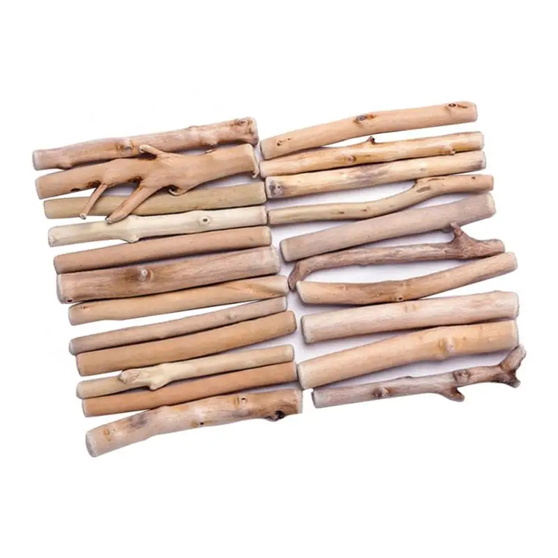 Driftwood Wooden Shapes Sticks Assortment of Wood Blocks Rustic Home Decor for Wedding Party DIY Crafts