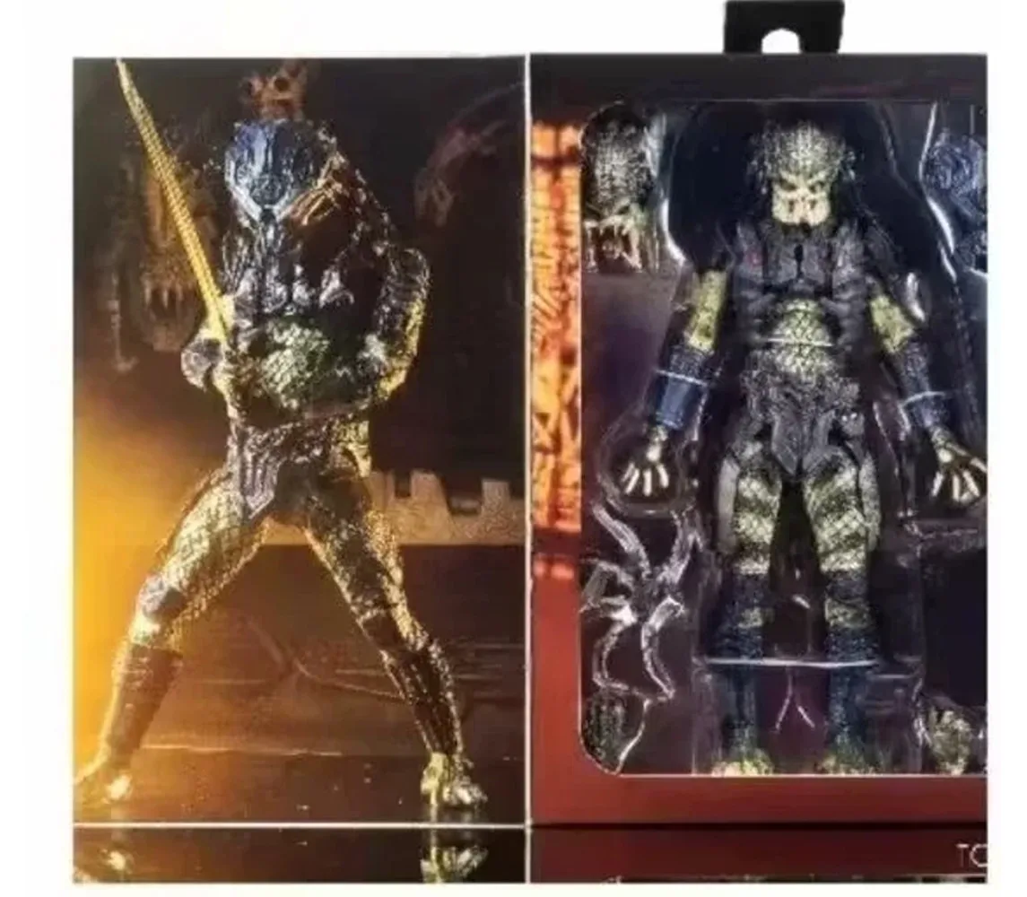 NECA في نهاية المطاف المحارب شامان سيتي هنتر أهاب جارديان المفقود الغابة الغريبة المفترسين كبار السن الكشفية ثعبان الخنزير Drmaced ألفا الشكل #5