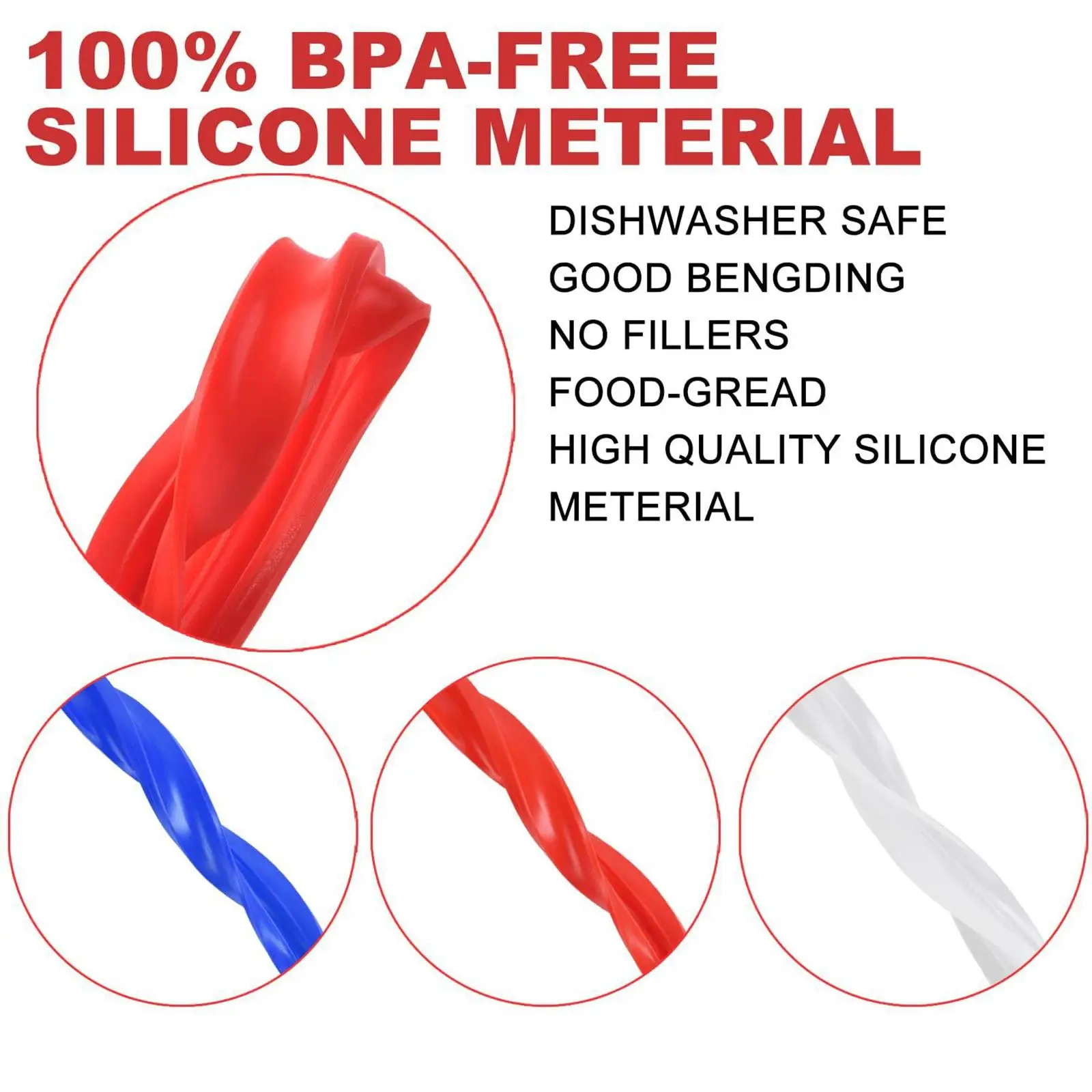 Pressure Cooker Parts Silicone Sealing Ring Durable Leakproof Seal Replacement for Kitchen Gas Electric Cooker 5 or 6 Quart