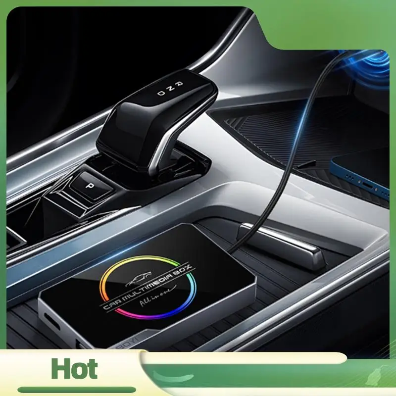 Kotak AI N95R Untuk Carplay Smart Box Android 12 Adaptor Nirkabel Android Auto Untuk Netflix IPTV 4K HD 2GB+ 16GB