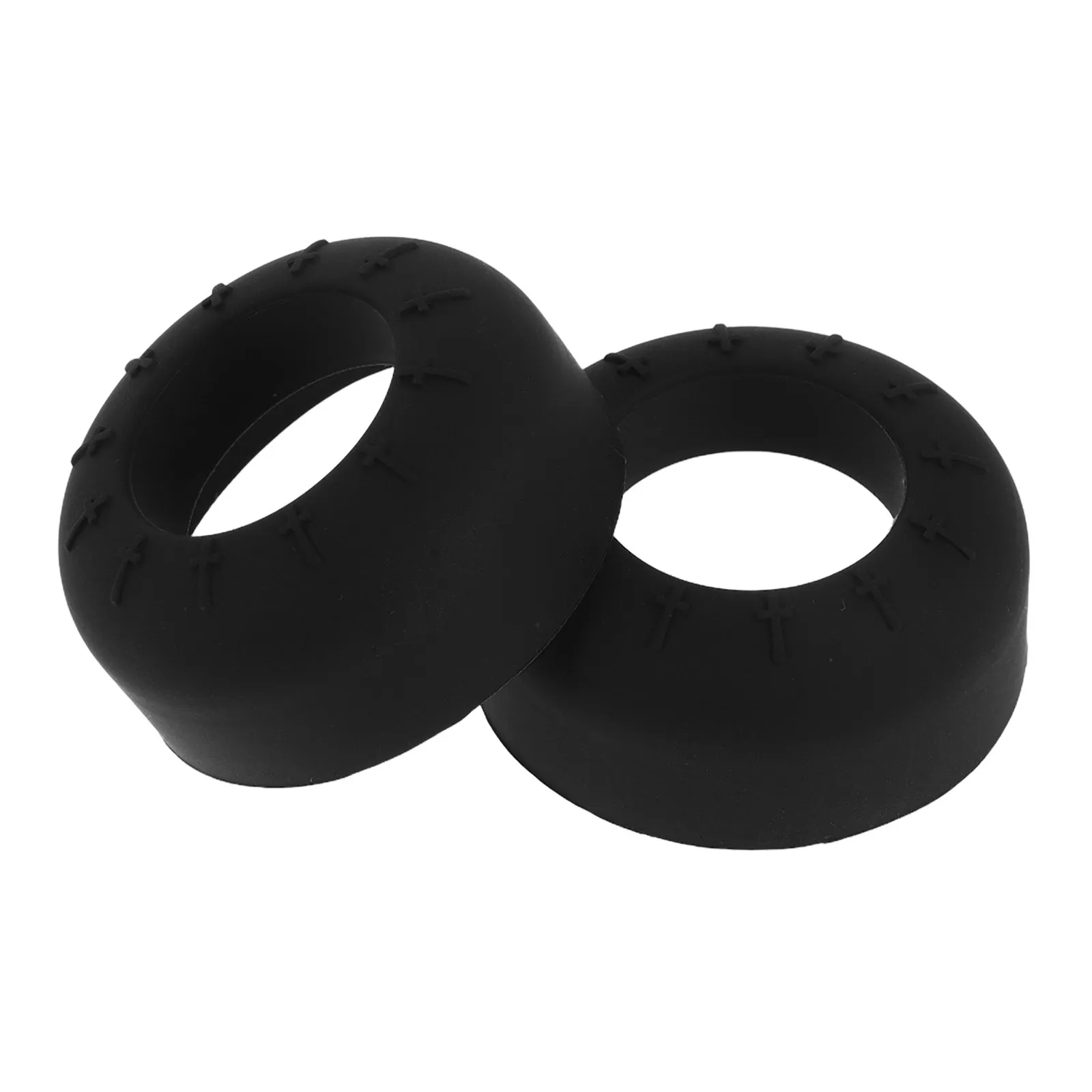 2Pcs Baseball Bat Grip Knob Stacker Rings Silicone Anti-Shake Choke Up Rings Shock Absorption Baseball Softball Bat Grip Limiter