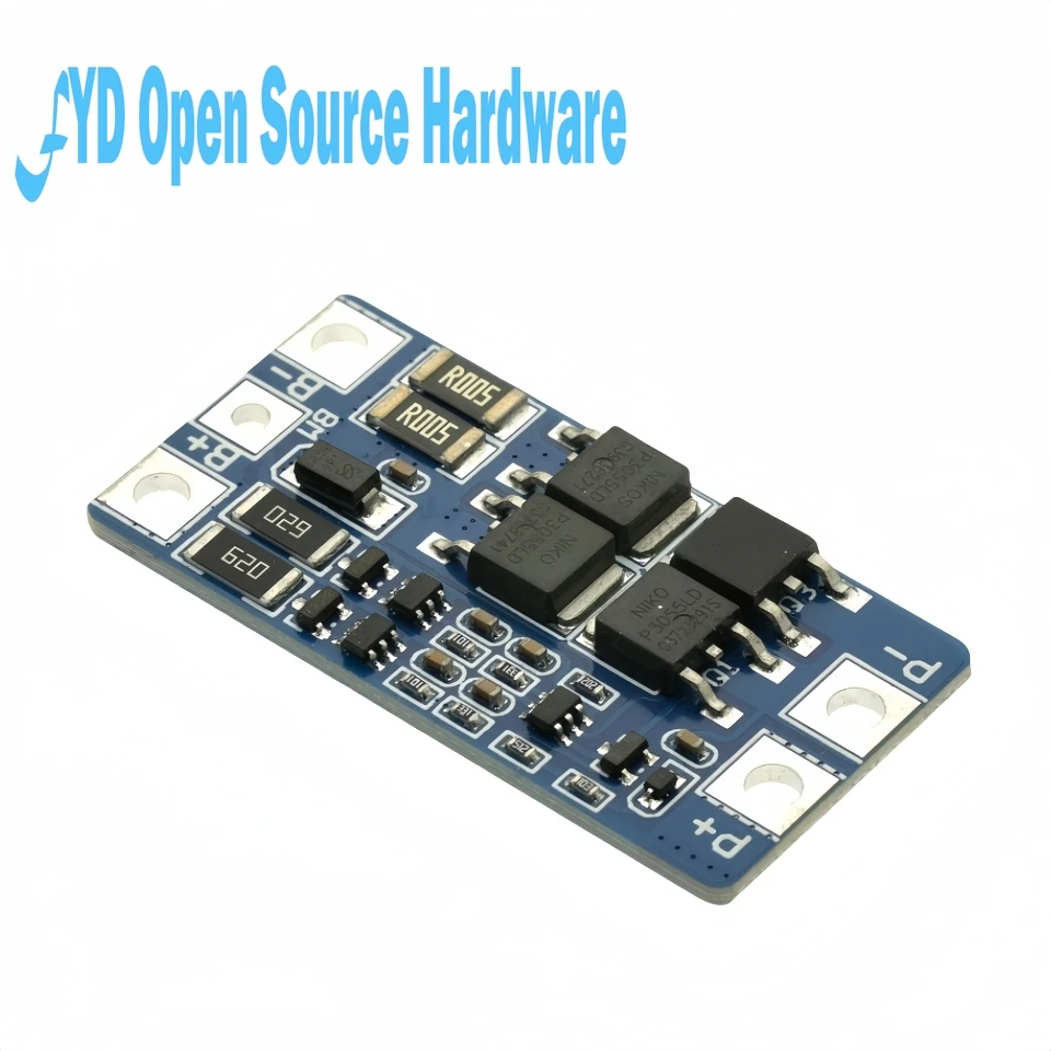 HX-2S-JH20 2S 10A Li-ion Battery Protection Board with Balance 7.4V 18650, Overcharge & Overdischarge Protection 8.4V Charging