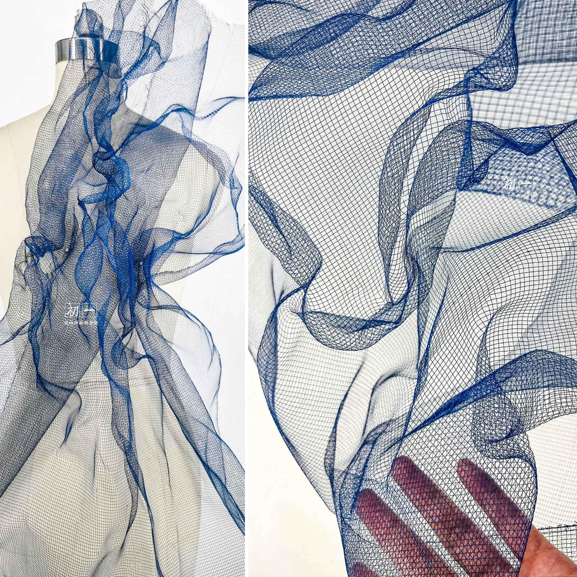 100x100cm Flexible Metallic Mesh Metal Fabrics Steel Metal Mesh Wire Fabric for Wedding Home DIY Material Designer Per Meter